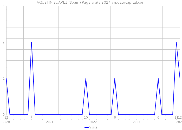 AGUSTIN SUAREZ (Spain) Page visits 2024 
