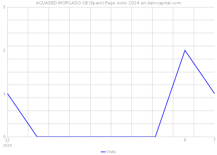 AGUADED MORGADO CB (Spain) Page visits 2024 
