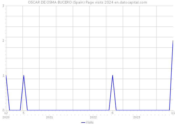 OSCAR DE OSMA BUCERO (Spain) Page visits 2024 