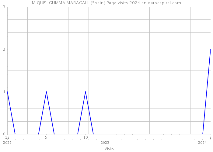 MIQUEL GUMMA MARAGALL (Spain) Page visits 2024 