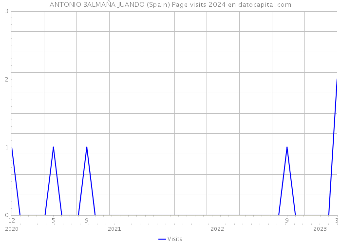 ANTONIO BALMAÑA JUANDO (Spain) Page visits 2024 
