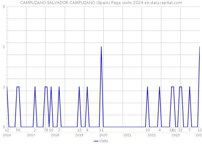 CAMPUZANO SALVADOR CAMPUZANO (Spain) Page visits 2024 