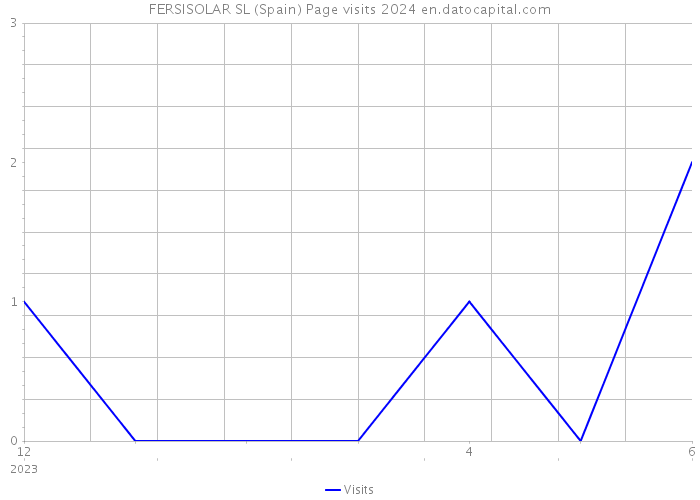 FERSISOLAR SL (Spain) Page visits 2024 