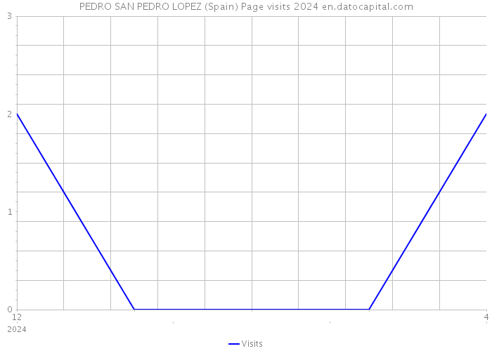 PEDRO SAN PEDRO LOPEZ (Spain) Page visits 2024 