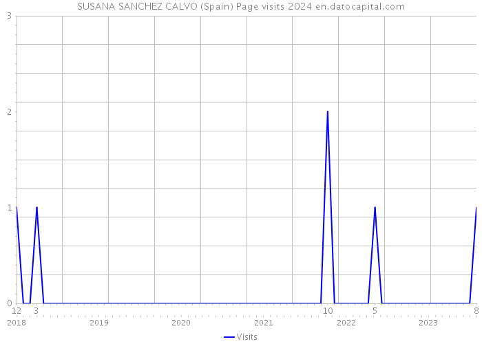 SUSANA SANCHEZ CALVO (Spain) Page visits 2024 