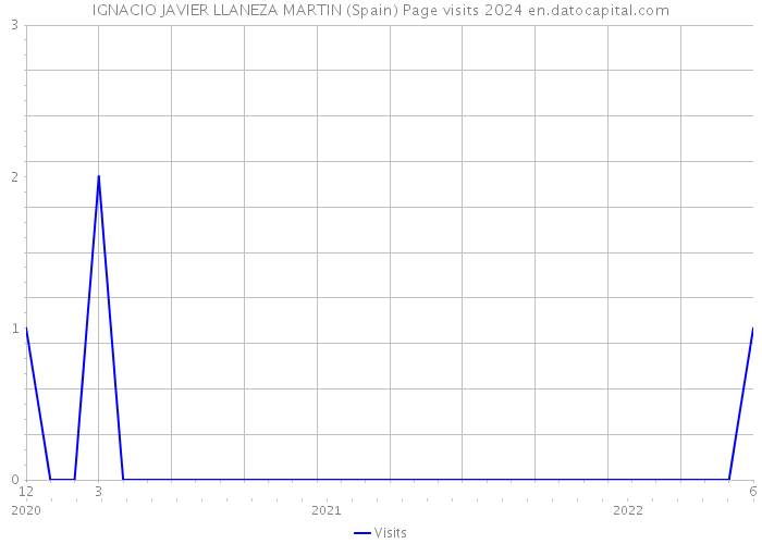 IGNACIO JAVIER LLANEZA MARTIN (Spain) Page visits 2024 