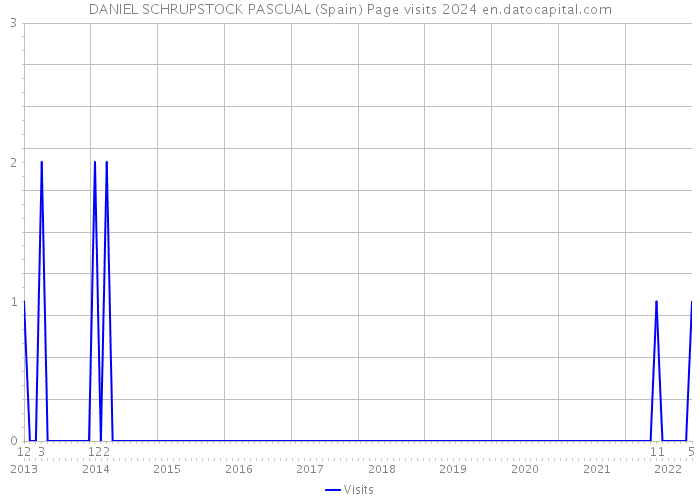 DANIEL SCHRUPSTOCK PASCUAL (Spain) Page visits 2024 