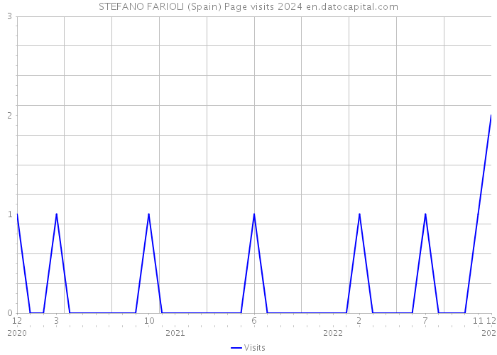 STEFANO FARIOLI (Spain) Page visits 2024 
