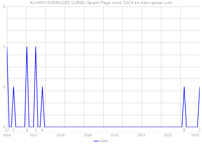ALVARO RODRIGUEZ CURIEL (Spain) Page visits 2024 