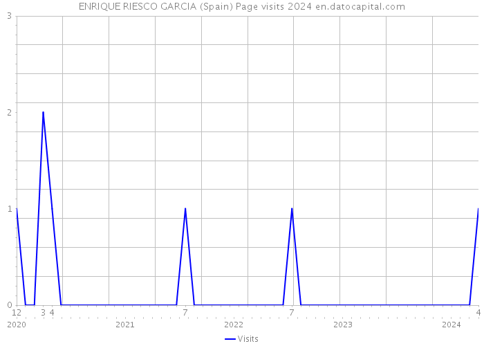 ENRIQUE RIESCO GARCIA (Spain) Page visits 2024 