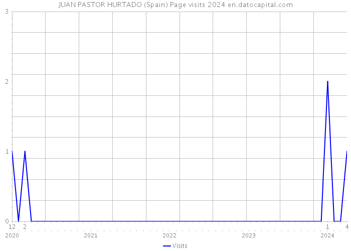 JUAN PASTOR HURTADO (Spain) Page visits 2024 