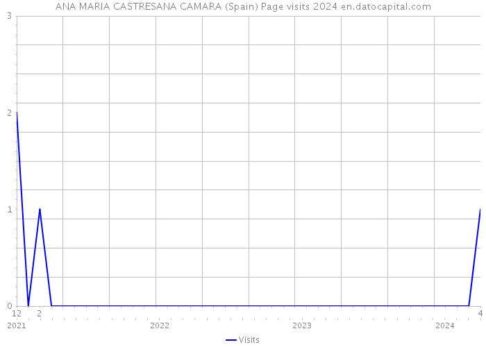 ANA MARIA CASTRESANA CAMARA (Spain) Page visits 2024 