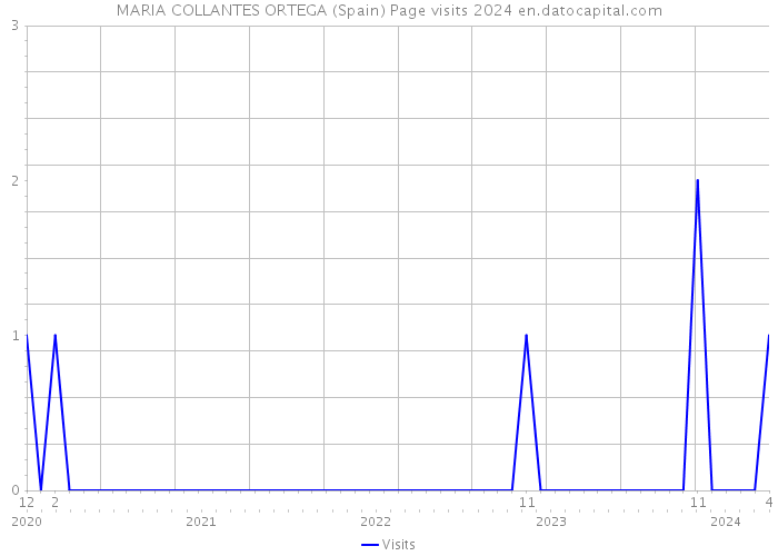 MARIA COLLANTES ORTEGA (Spain) Page visits 2024 