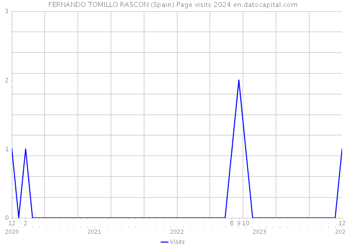 FERNANDO TOMILLO RASCON (Spain) Page visits 2024 