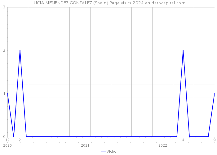 LUCIA MENENDEZ GONZALEZ (Spain) Page visits 2024 