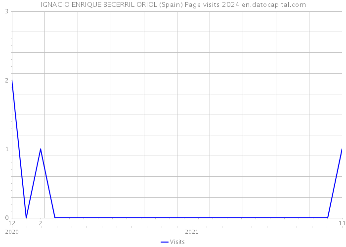 IGNACIO ENRIQUE BECERRIL ORIOL (Spain) Page visits 2024 