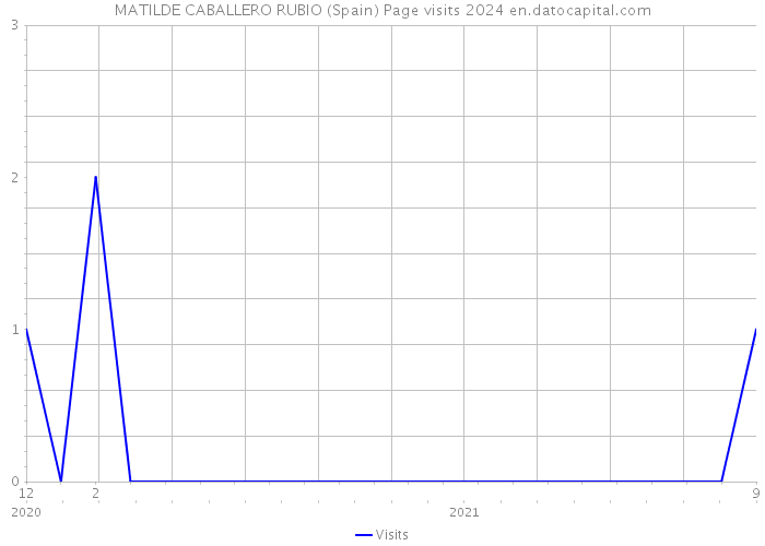 MATILDE CABALLERO RUBIO (Spain) Page visits 2024 