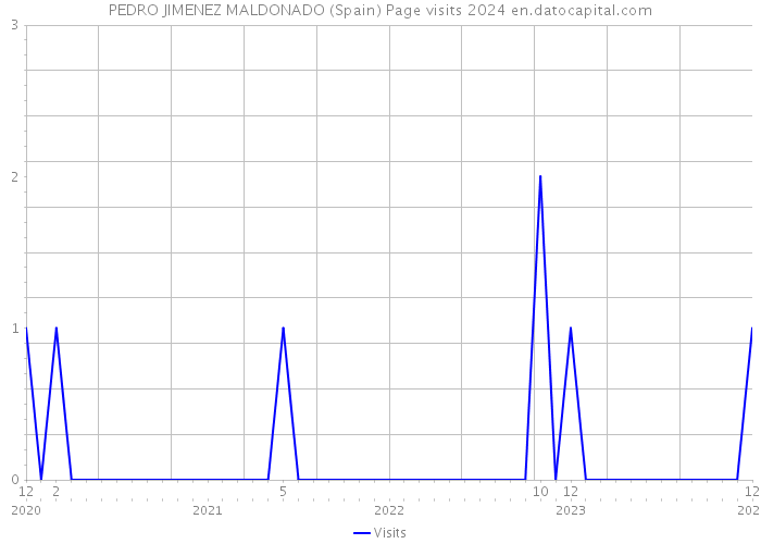 PEDRO JIMENEZ MALDONADO (Spain) Page visits 2024 