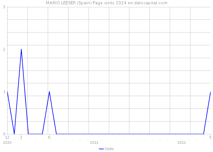 MARIO LEESER (Spain) Page visits 2024 