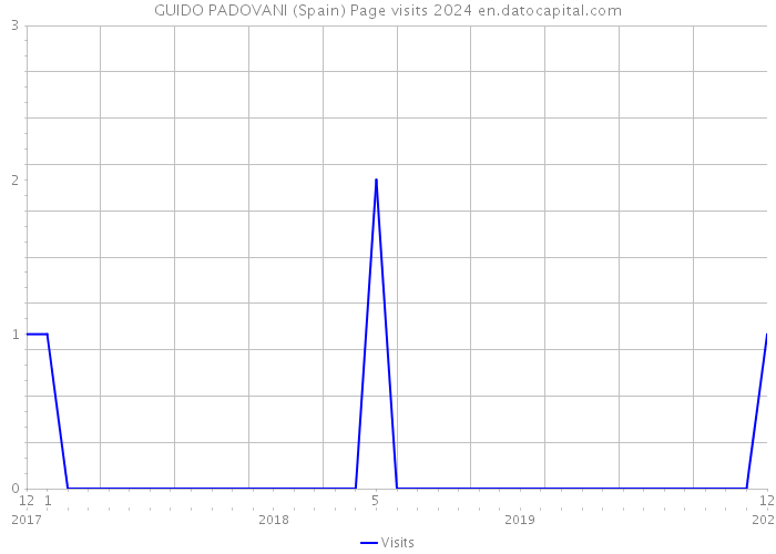 GUIDO PADOVANI (Spain) Page visits 2024 