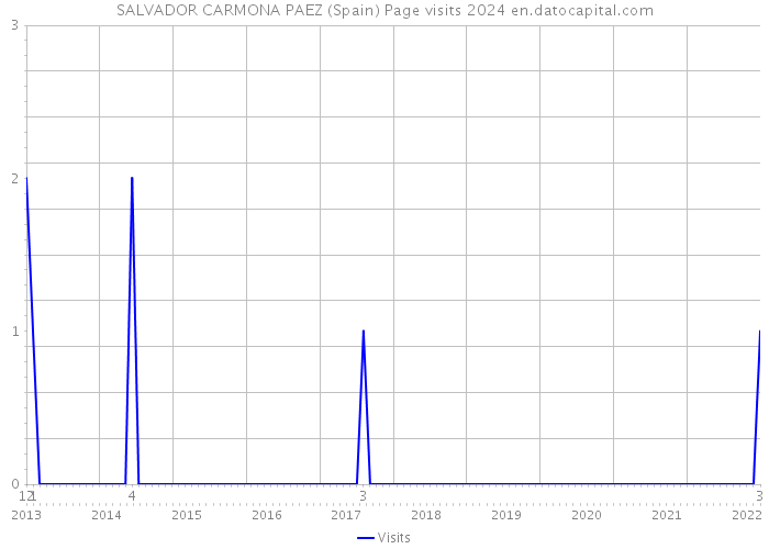 SALVADOR CARMONA PAEZ (Spain) Page visits 2024 