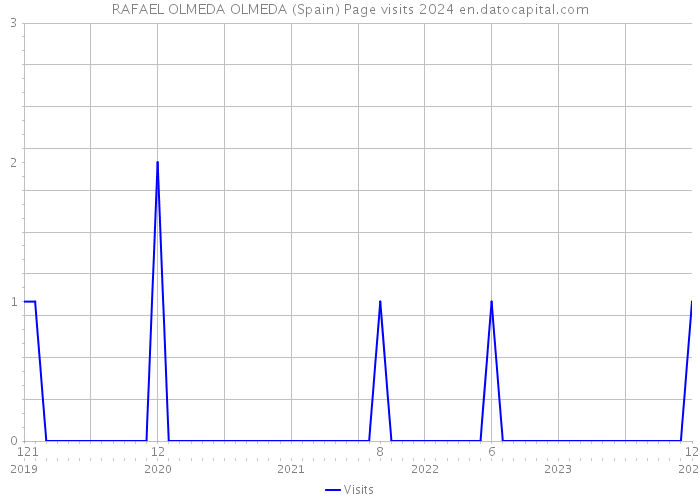 RAFAEL OLMEDA OLMEDA (Spain) Page visits 2024 