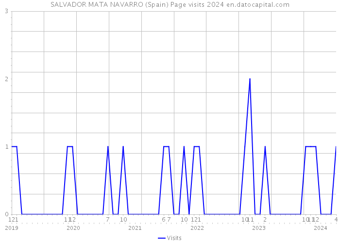 SALVADOR MATA NAVARRO (Spain) Page visits 2024 