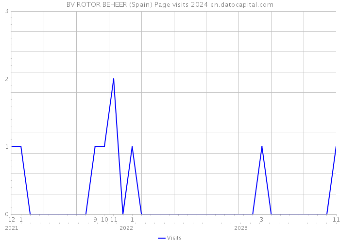 BV ROTOR BEHEER (Spain) Page visits 2024 