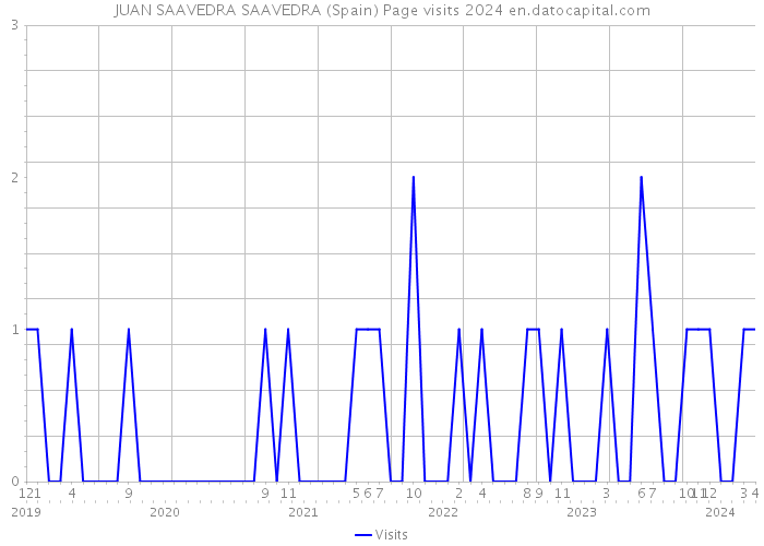JUAN SAAVEDRA SAAVEDRA (Spain) Page visits 2024 
