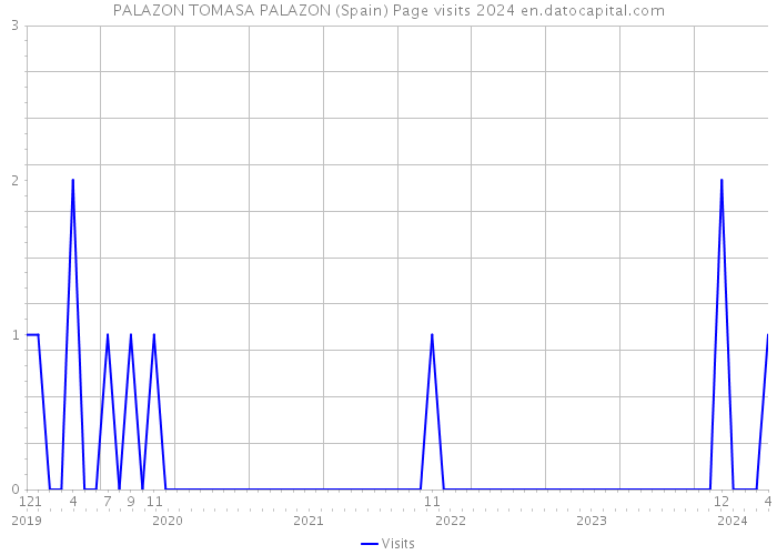 PALAZON TOMASA PALAZON (Spain) Page visits 2024 