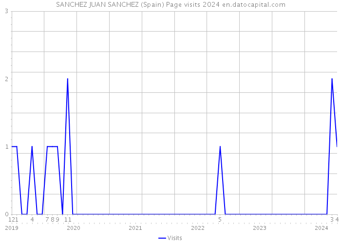 SANCHEZ JUAN SANCHEZ (Spain) Page visits 2024 