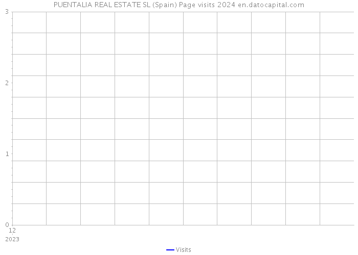 PUENTALIA REAL ESTATE SL (Spain) Page visits 2024 