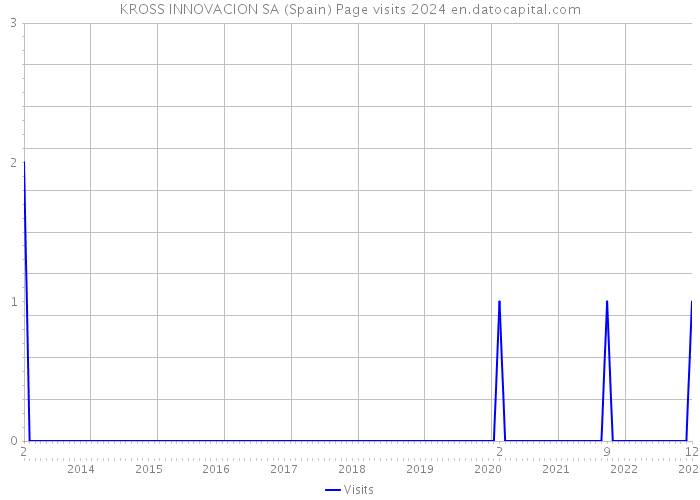 KROSS INNOVACION SA (Spain) Page visits 2024 