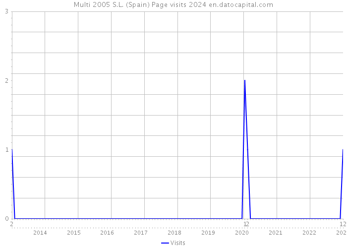 Multi 2005 S.L. (Spain) Page visits 2024 
