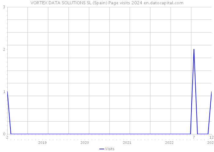 VORTEX DATA SOLUTIONS SL (Spain) Page visits 2024 