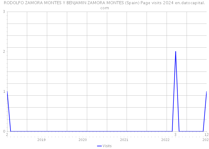 RODOLFO ZAMORA MONTES Y BENJAMIN ZAMORA MONTES (Spain) Page visits 2024 
