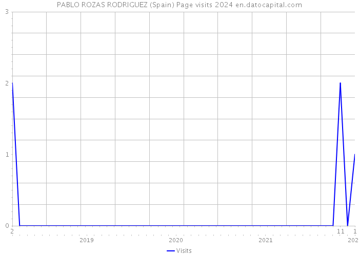 PABLO ROZAS RODRIGUEZ (Spain) Page visits 2024 