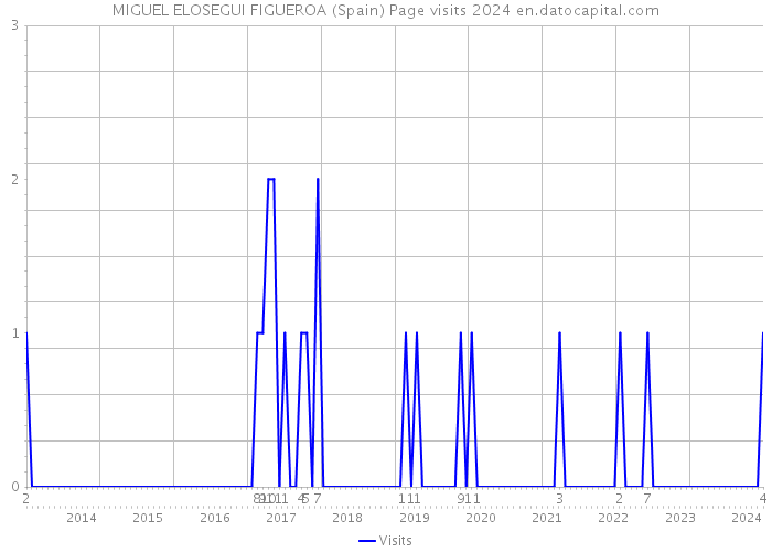 MIGUEL ELOSEGUI FIGUEROA (Spain) Page visits 2024 