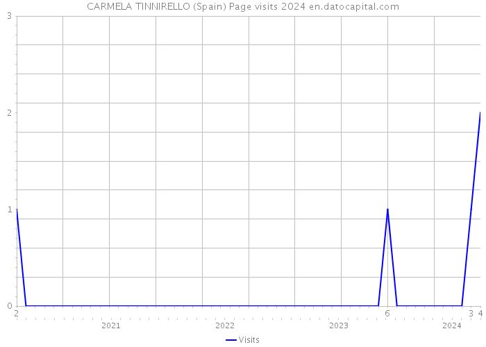 CARMELA TINNIRELLO (Spain) Page visits 2024 
