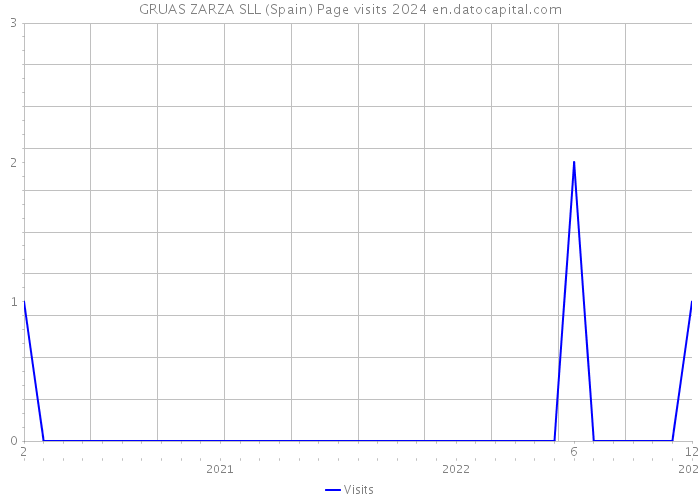 GRUAS ZARZA SLL (Spain) Page visits 2024 