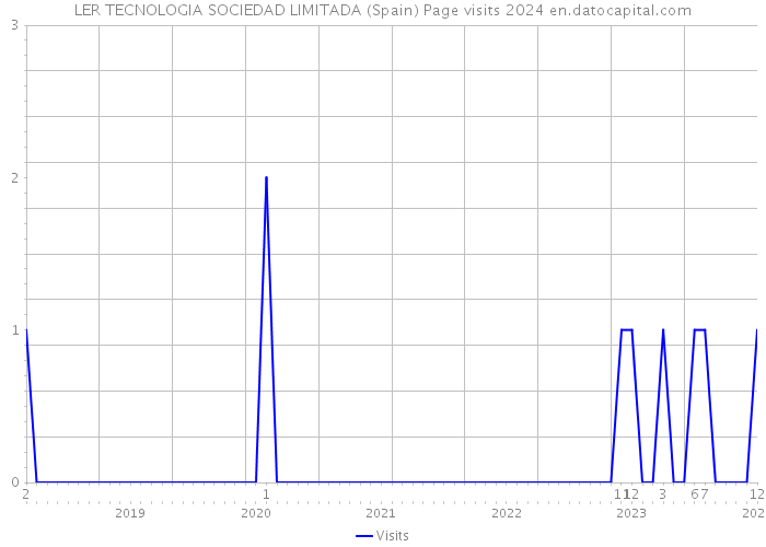 LER TECNOLOGIA SOCIEDAD LIMITADA (Spain) Page visits 2024 