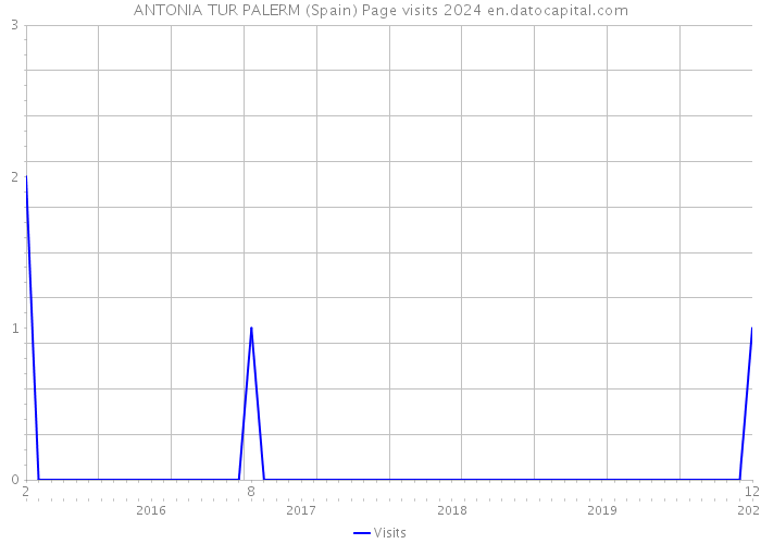 ANTONIA TUR PALERM (Spain) Page visits 2024 