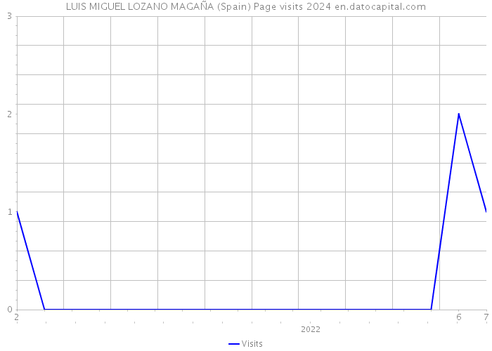 LUIS MIGUEL LOZANO MAGAÑA (Spain) Page visits 2024 