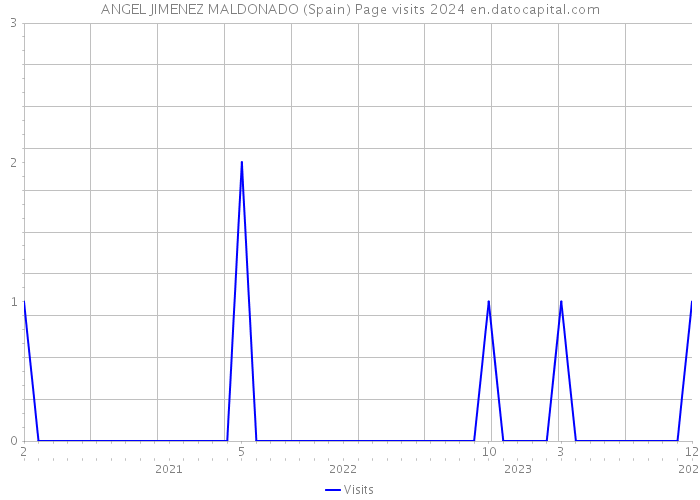 ANGEL JIMENEZ MALDONADO (Spain) Page visits 2024 