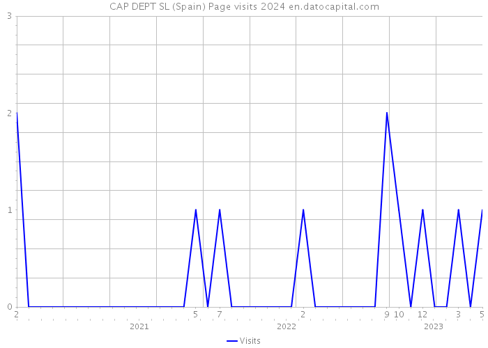 CAP DEPT SL (Spain) Page visits 2024 