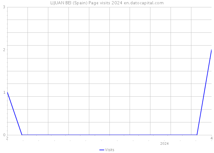 LIJUAN BEI (Spain) Page visits 2024 