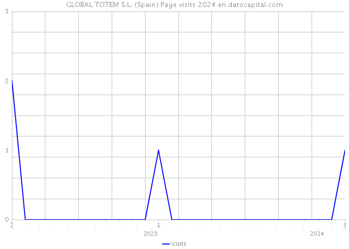 GLOBAL TOTEM S.L. (Spain) Page visits 2024 