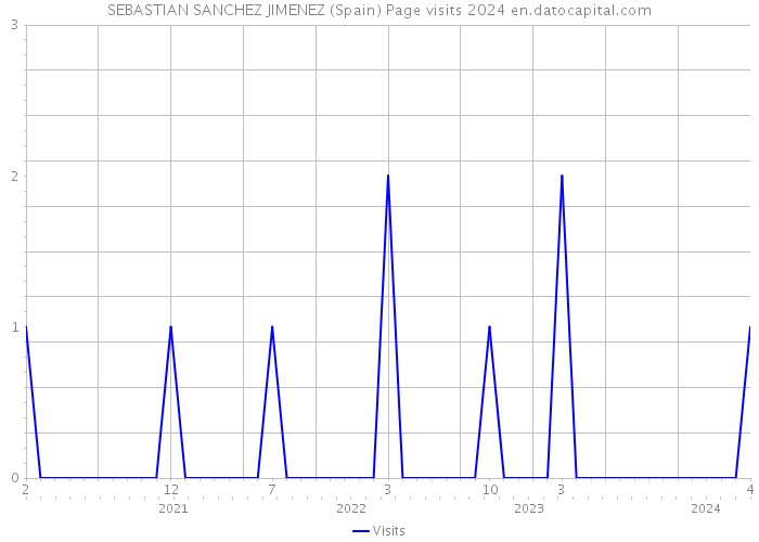 SEBASTIAN SANCHEZ JIMENEZ (Spain) Page visits 2024 