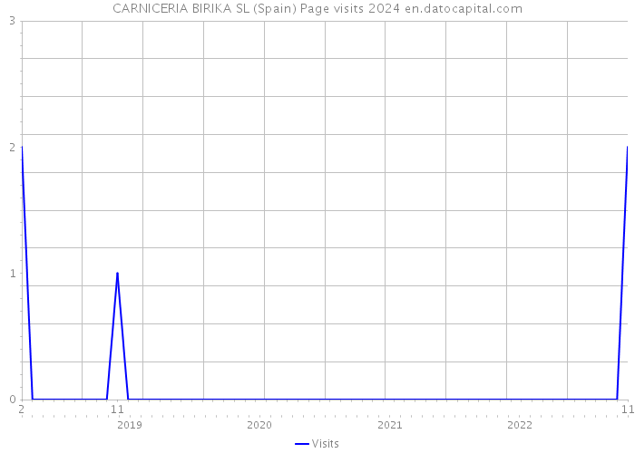 CARNICERIA BIRIKA SL (Spain) Page visits 2024 