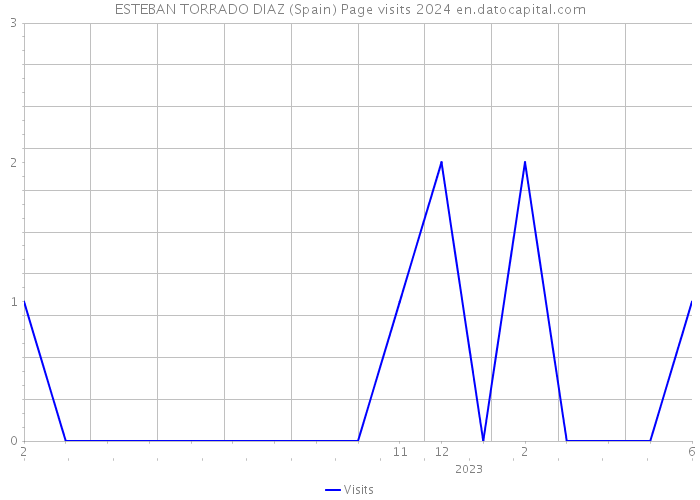 ESTEBAN TORRADO DIAZ (Spain) Page visits 2024 